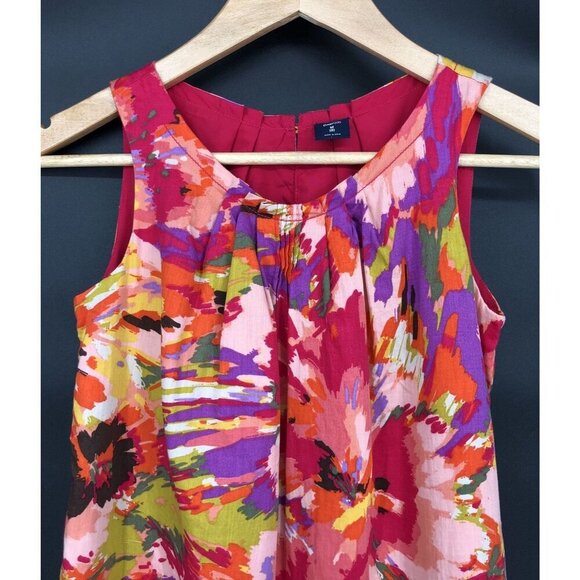 GapKids Sleeveless Floral Multicolor Dress Girls M (8) Pink Party Summer Wedding - Picture 4 of 9